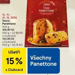 Tesco Tesco Panettone nabídka