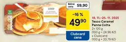 Tesco Tesco Caramel Panna Cotta nabídka