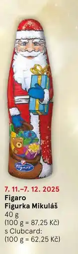 Tesco Figaro Figurka Mikuláš nabídka