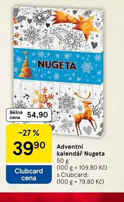 Tesco Adventní kalendář Nugeta nabídka