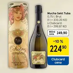 Tesco Mucha Sekt Tuba nabídka