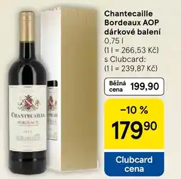 Tesco Chantecaille Bordeaux AOP dárkové balení nabídka