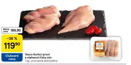 Tesco Tesco Kuřecí prsní a stehenní řízky mix nabídka