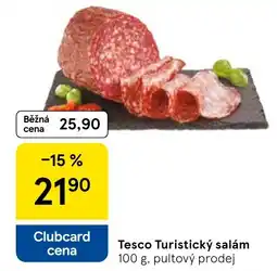 Tesco Tesco Turistický salám nabídka