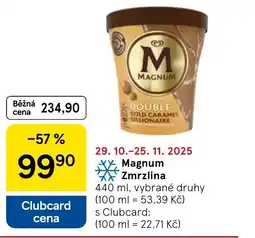 Tesco MAGNUM Zmrzlina nabídka
