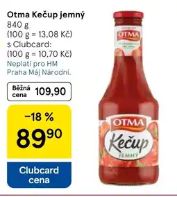 Tesco OTMA Kečup jemný nabídka