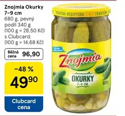 Tesco Znojmia Okurky 7-9 cm nabídka