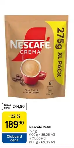 Tesco Nescafé Refill nabídka