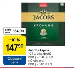 Tesco Jacobs Kapsle nabídka