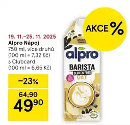 Tesco Alpro Napoj nabídka