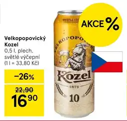 Tesco Velkopopovický Kozel nabídka