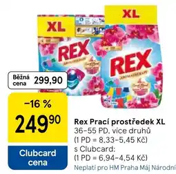 Tesco Rex Prací prostředek XL nabídka