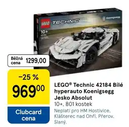 Tesco LEGO® Technic 42184 Bílé hyperauto Koenigsegg Jesko Absolut nabídka