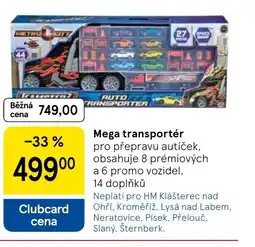 Tesco Mega transportér nabídka
