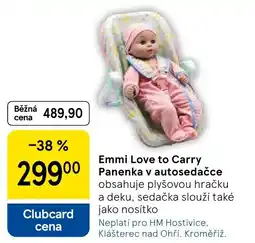 Tesco Emmi Love to Carry Panenka v autosedačce nabídka