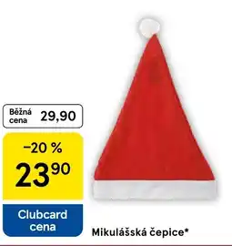 Tesco Mikulášská čepice nabídka