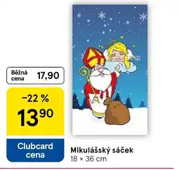 Tesco Mikulášský sáček nabídka