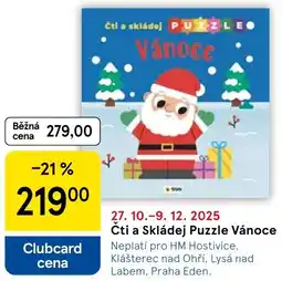 Tesco Cti a Skládej Puzzle Vánoce nabídka
