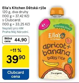Tesco Ella's Kitchen Dětská rýže nabídka