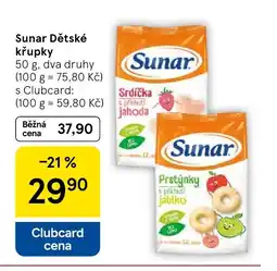 Tesco Sunar Dětské křupky nabídka