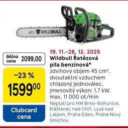 Tesco Wildbull Řetězová pila benzínová nabídka