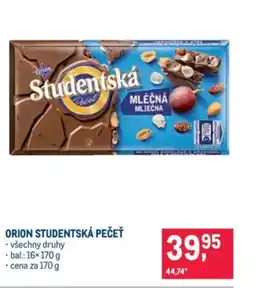 Makro Orion Studentská pečeť nabídka
