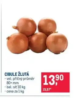 Makro Cibule žlutá nabídka