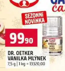 Terno DR. OETKER VANILKA MLÝNEK 7,5 g nabídka