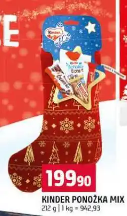 Terno KINDER PONOŽKA MIX 212 g nabídka