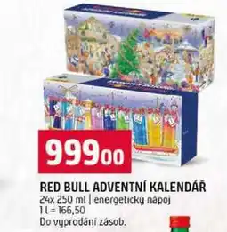 Terno RED BULL ADVENTNÍ KALENDÁŘ 24x250 ml nabídka