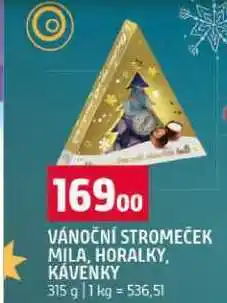 VÁNOČNÍ STROMEČEK MILA, HORALKY, KÁVENKY 315 g