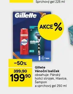 Tesco Gillette vánoční balíček nabídka