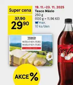 Tesco Máslo nabídka