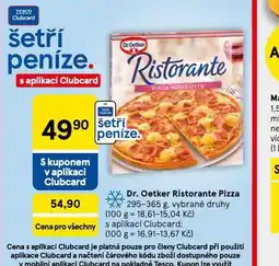 Tesco Dr. oetker pizza ristorante nabídka