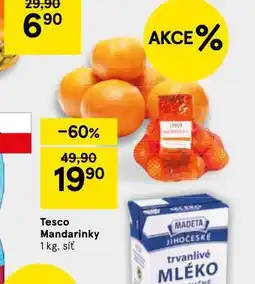Tesco Mandarinky nabídka