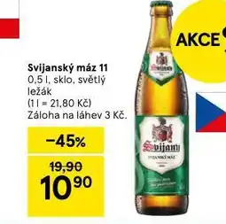 Tesco Pivo svijanský máz 11 nabídka