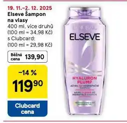 Tesco Esleve šampon nabídka
