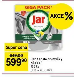 Tesco Jar kapsle do myčky nabídka