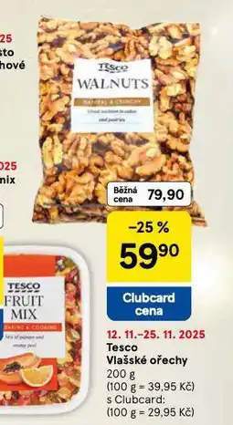 Tesco Vlašské ořechy nabídka