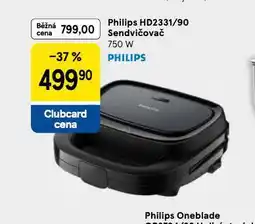 Tesco Philips sendvičovač nabídka
