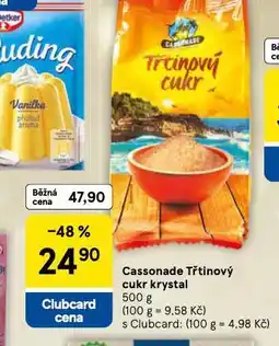 Tesco Třtinový cukr krystal nabídka
