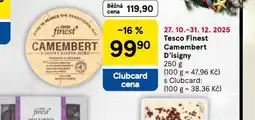 Tesco Camembert d´isigny nabídka