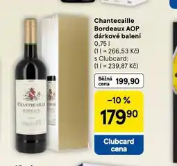 Tesco Chantecallie bordeaux aop dárkové balení nabídka