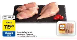 Tesco Kuřecí prsní a stehenní řízky mix nabídka