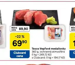 Tesco Vepřové medailonky nabídka
