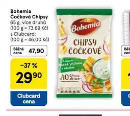 Tesco Bohemia čočkocé chipsy nabídka