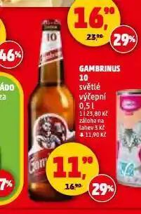 Penny Market Pivo gambrinus nabídka