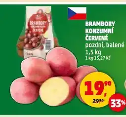 Penny Market Brambory konzumní červené nabídka