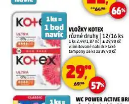 Penny Market Kotex vložky nabídka