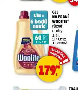 Penny Market Woolite gel na praní nabídka